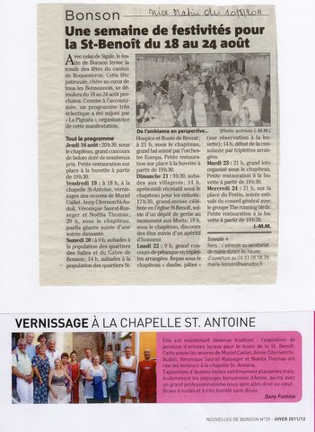 Article Presse Expo Bonson 02