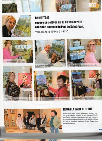 Article Presse Expo St jean cap ferrat 2012 02