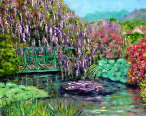 les-jardins-de-Giverny-acrylique-sur-toile-2