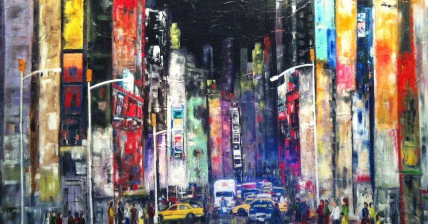 New-york-black-background