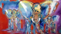 la famille éléphant