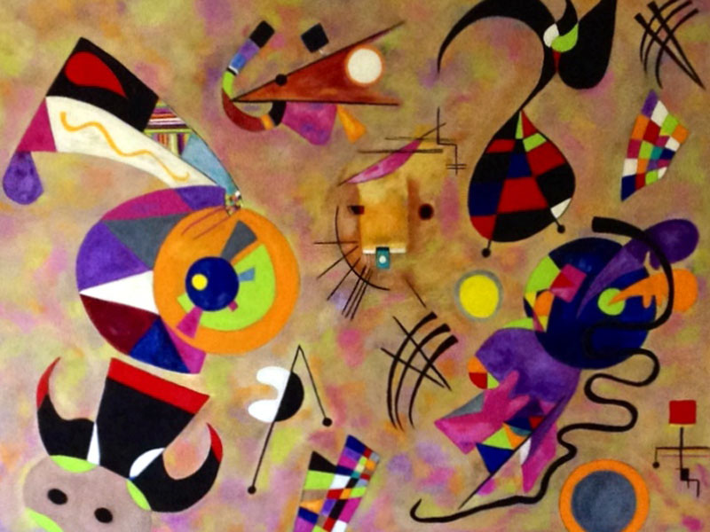 inspiration de Kandinsky et Miro et à ma façon